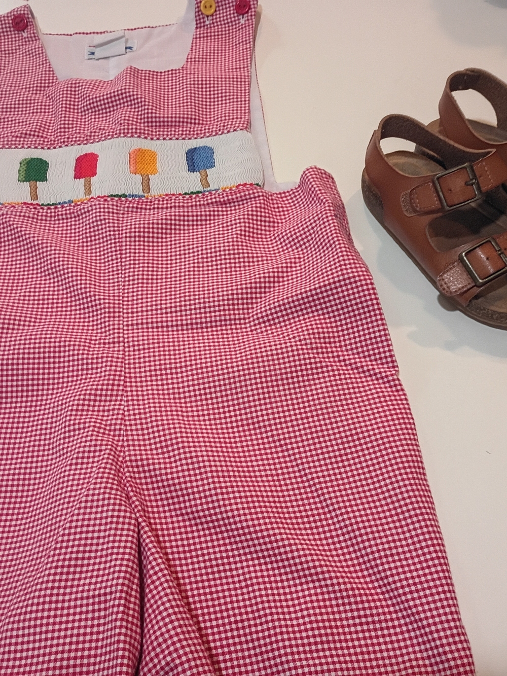 Silly Goose Romper And Sandals Bundle